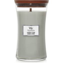 Woodwick Lavender & Cedar Scented Candle 609g