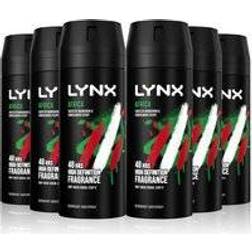 Lynx Africa Deo Spray 6-pack