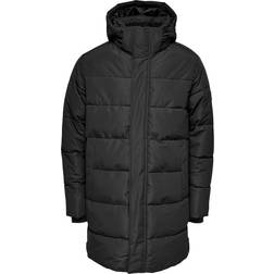Only & Sons Jacket With Detachable Hood - Black