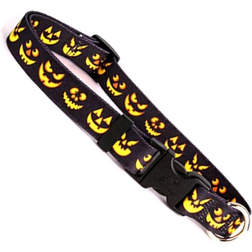Yellow Dog Design Jack O' Lantern Pumpkin Halloween Collar Small