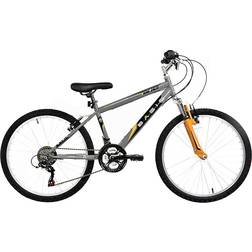 Basis Bolt Boys Hardtail Mountain Bike, 24In Wheel - Grey/Orange