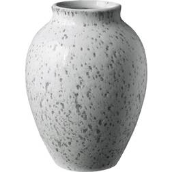Knabstrup Ceramic White/Grey Vase 12.5cm