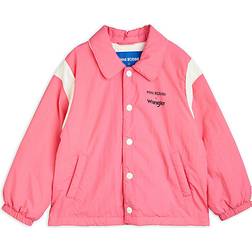 Mini Rodini x Peace Wrangler Dove Lined Coach Jacket - Pink