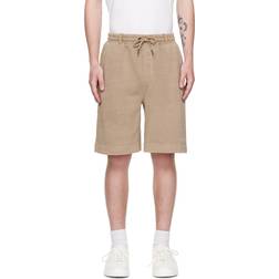 Hugo Boss Embroidered Shorts - Medium Beige