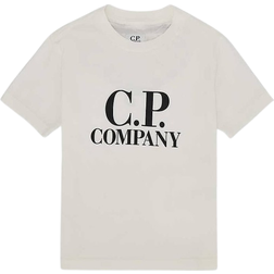 C.P. Company Kid's Goggle T-shirt - Gauze/White