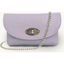 Apatchy London The Mila Leather Phone Bag - Lilac