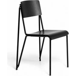 Hay Petit Standard Black Stained Oak /Black Steel Kitchen Chair 83cm