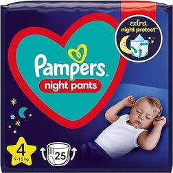 Pampers Night Pants Size 4 9-15kg 25pcs