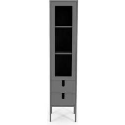 Tenzo Uno Grey Glass Cabinet 40x178cm