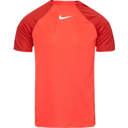 Nike Junior Dri-Fit Academy Pro SS Top - Bright Crimson/University Red/White