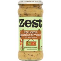 Zest Vegan Spinach Mushroom & Ricotta Sauce 340g 1pack