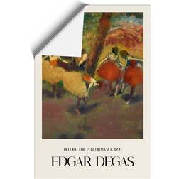 East Urban Home Before The Performance by Edgar Degas Multicolor Poster 42x59cm