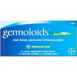 Germoloids Suppositories 24pcs Suppository
