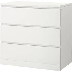 Ikea Malm White Bedside Table 48x80cm