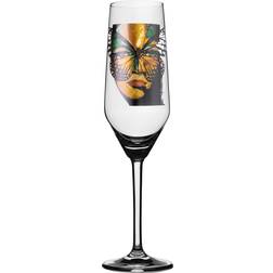Carolina Gynning Golden Butterfly Champagne Glass 30cl