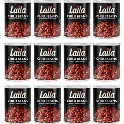 Laila Chilli Beans In Spicy Tomato Sauce 400g 12pack