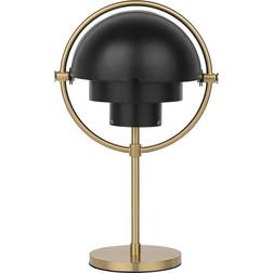 GUBI Multi-Lite Brass/Black Semi Matt Table Lamp 30cm