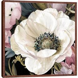 Rosalind Wheeler Anemone Study II Classic Brown Framed Art 66x66cm