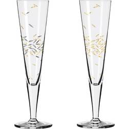 Ritzenhoff Goldnacht Champagne Glass 20.5cl 2pcs