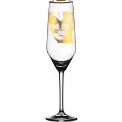 Carolina Gynning Golden Butterfly Champagne Glass 30cl