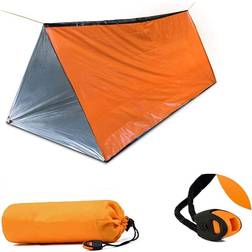 Survival Shelter Tent, Waterproof Mylar Thermal 2 Person Emergency Blankets