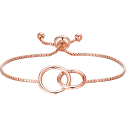 Philip Jones Link Friendship Bracelet - Rose Gold/Transparent