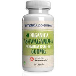 Simply Supplements Ashwagandha 600mg 60