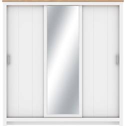 Lexington 3 Door White Wardrobe 173x181cm