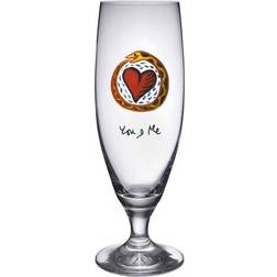 Kosta Boda Friendship You And Me Beer Glass 50cl