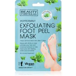 Beauty Formulas Exfoliating Foot Peel Mask Peppermint