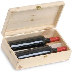 Exclusive wooden case for 2 bottles of wine Wine Rack 20.3x35cm