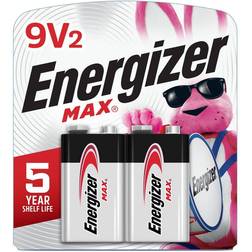 Energizer Max Alkaline 9V 2-pack
