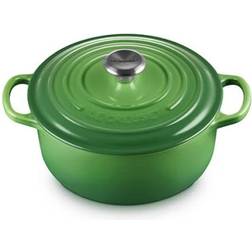 Le Creuset Bamboo Green Signature Cast Iron Round with lid 2.4 L 20 cm