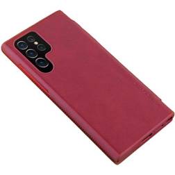 FoneFunShop G Retro Wallet Card Holder Phone Case for Galaxy S23 Ultra