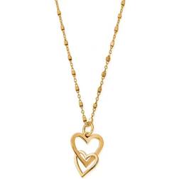 ChloBo Interlocking Love Heart Necklace - Gold