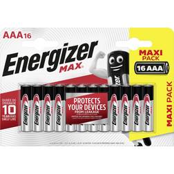 Energizer AAA Max Alkaline Battery 16-pack