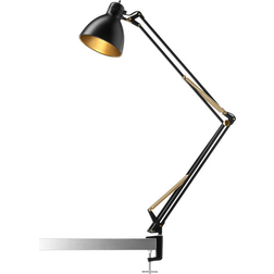 Nordic Living Archi T1 Junior Mat Black/Gold Table Lamp 26.2cm