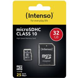 Intenso MicroSDHC Class 10 20/12MB/s 32GB
