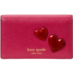 Kate Spade New York Pitter Patter Small Bifold Snap Wallet - Red Multi