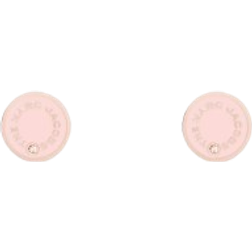 Marc Jacobs The Medallion Studs - Rose Gold/Pink/Transparent