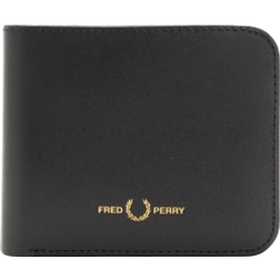 Fred Perry Burnished Billfold Wallet - Black