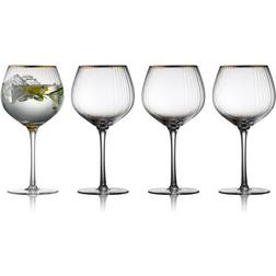 Lyngby Glas Palermo Gold Cocktail Glass 65cl 4pcs
