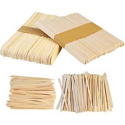 Branded Yolyoo Wooden Wax Applicator Craft Sticks 400-pack