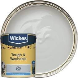 Wickes Tough & Washable Wall Paint Nickel 5L