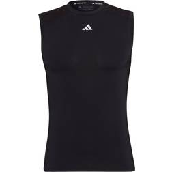 adidas Techfit Training Sleeveless T-shirt - Black