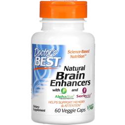 Doctor's Best Natural Brain Enhancers with AlphaSize and SerinAid 60 pcs