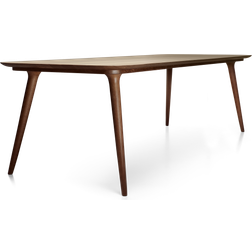 Moooi Zio White Washed Stained Dining Table 100.1x309.9cm