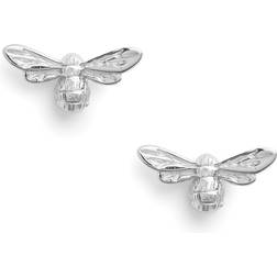 Olivia Burton Lucky Bee Stud Earrings - Silver