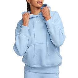 Nike Sportswear Phoenix Fleece Oversized Pullover Hoodie Women's - Light Armoury Blue/Sail