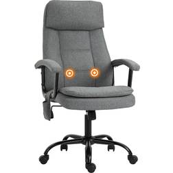 Vinsetto 2-Point Massage Grey Office Chair 121cm